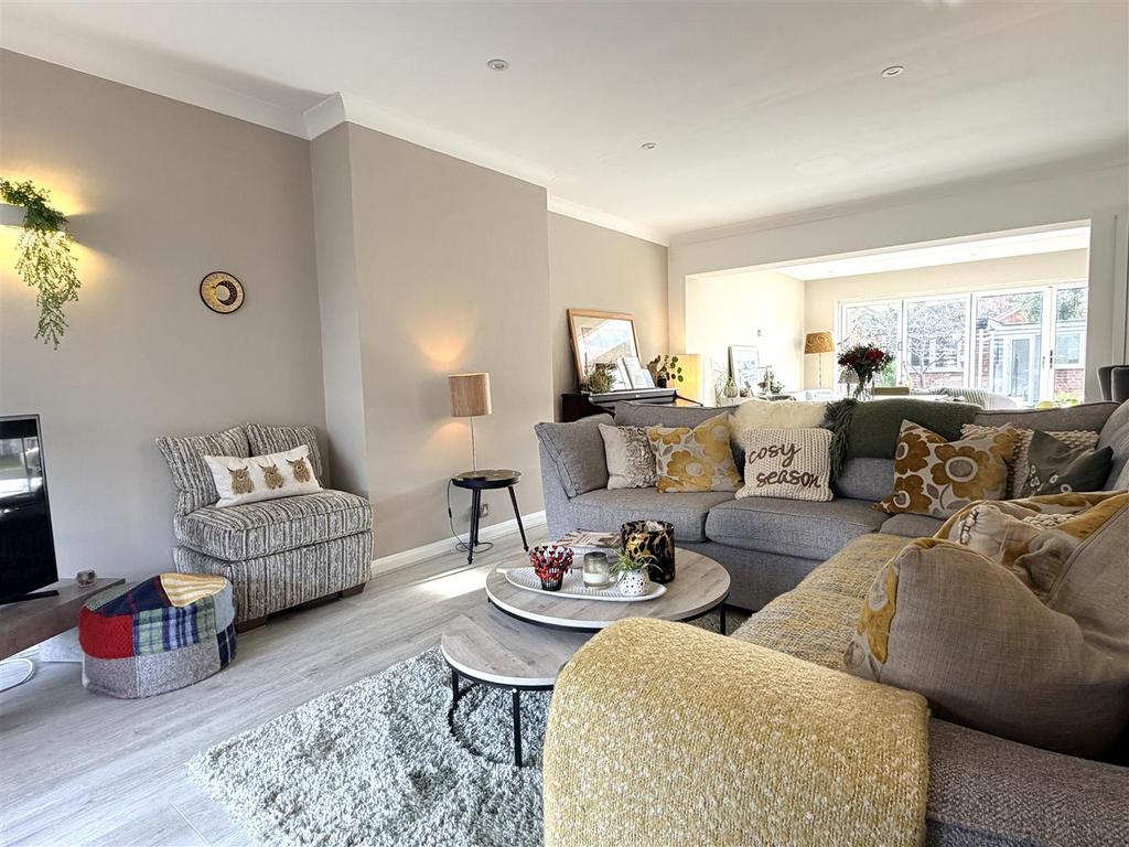 Lounge with dining area