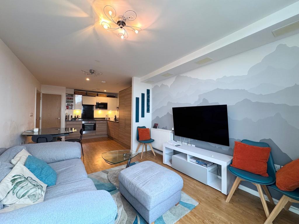 Open plan Lounge/kitchen/dining area