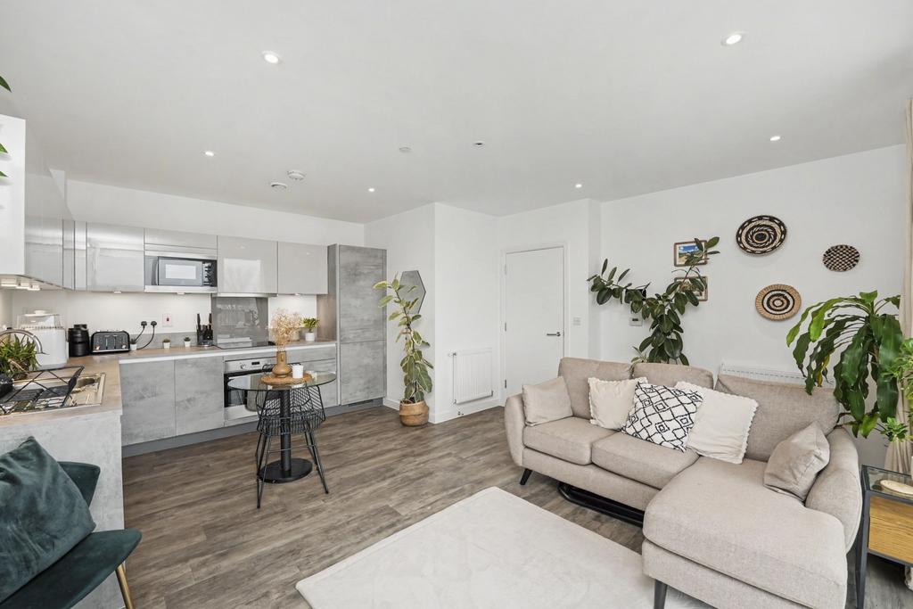 Open-plan living area, open plan living