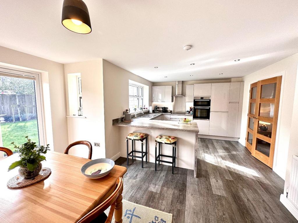 Extended dining kitchen