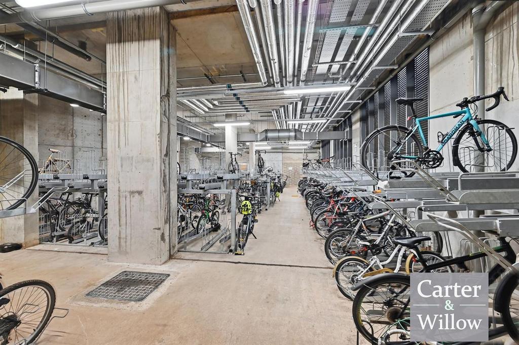 Bike rack room