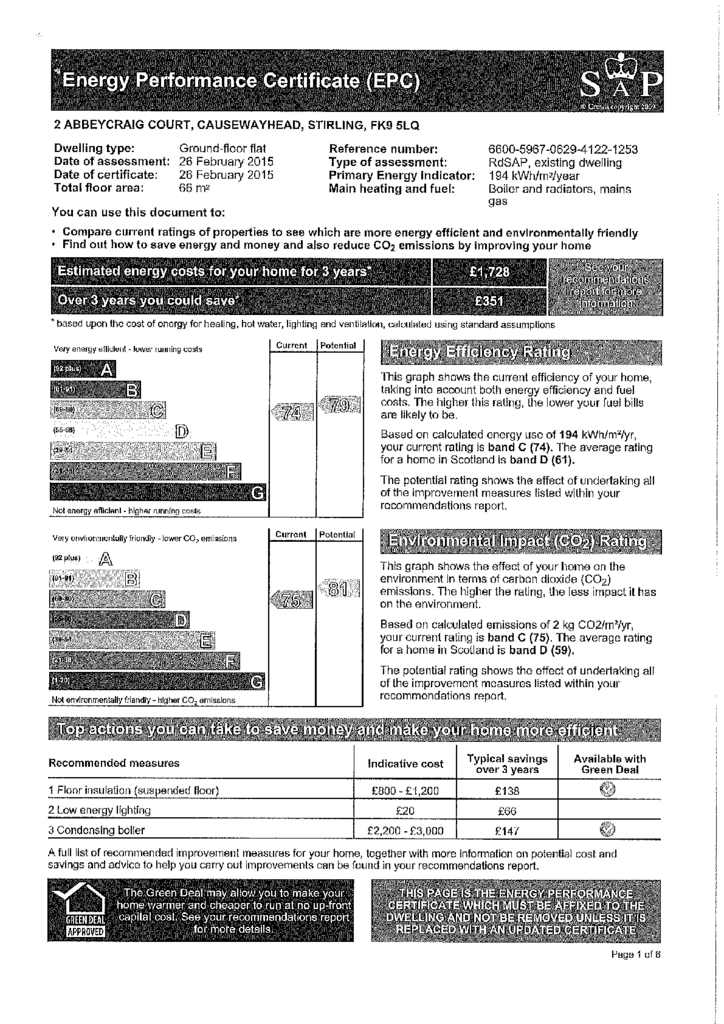 EPC Certificate