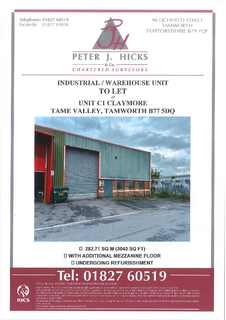 Industrial development to rent, Claymore Tamworth B77 5DQ