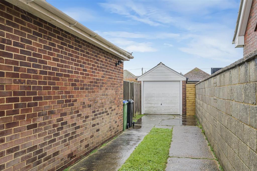 Driveway and garage