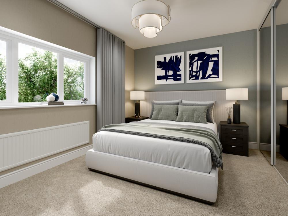 Bedroom 2 of the Tavy, a 2 bedroom house