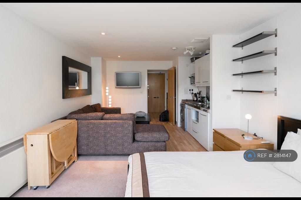 Interior Bed & Living View
