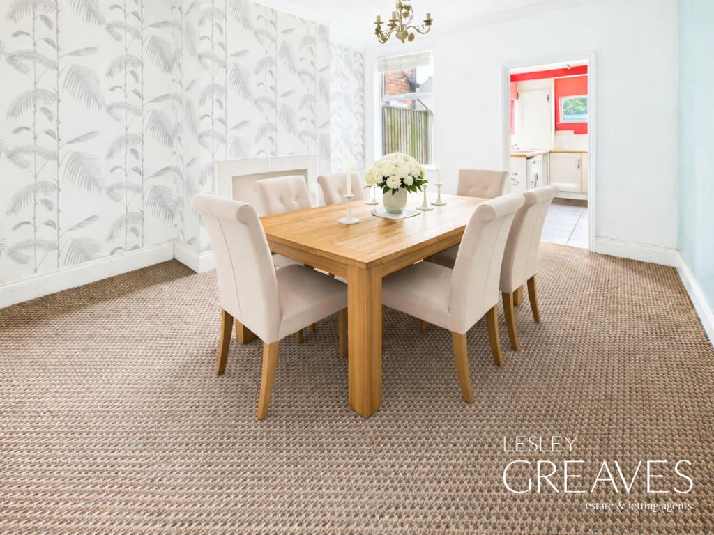 Virtually Staged Dining Room
