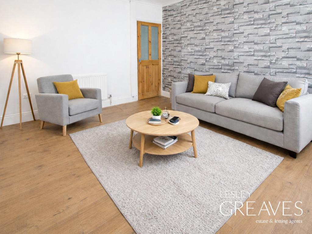 Virtually Staged Living Room