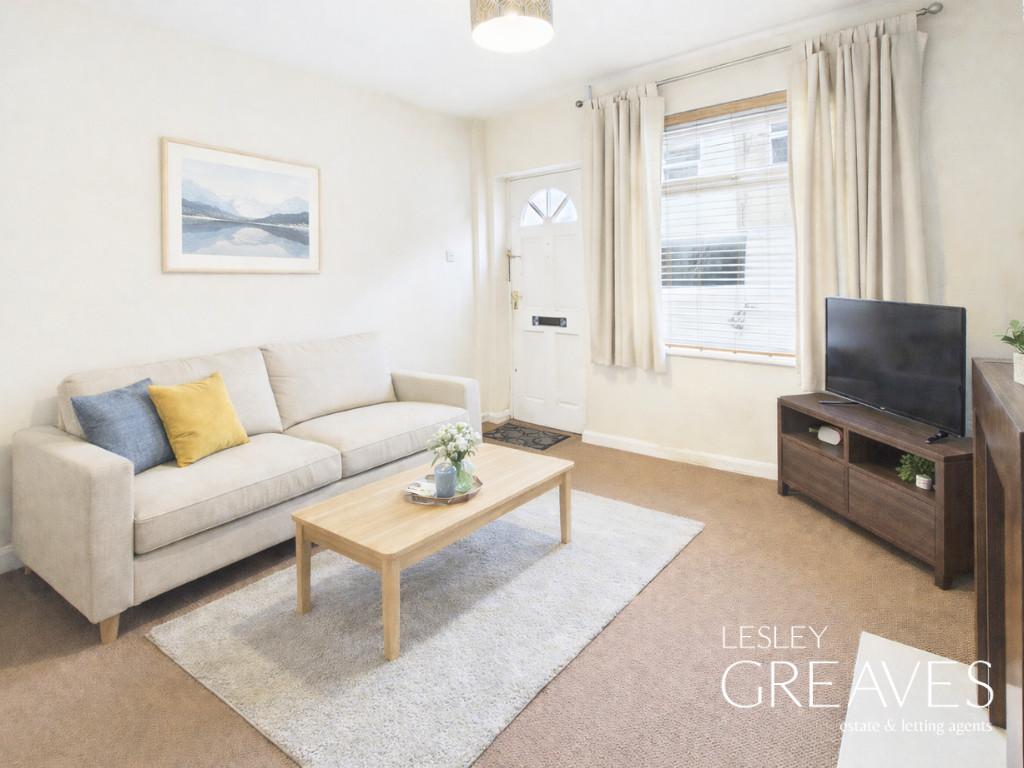 Virtually Staged Living Room