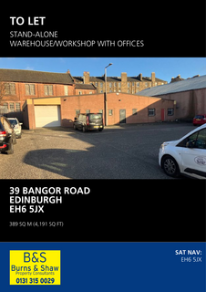 Industrial development to rent, 39 Bangor Rd Edinburgh EH6 5JX