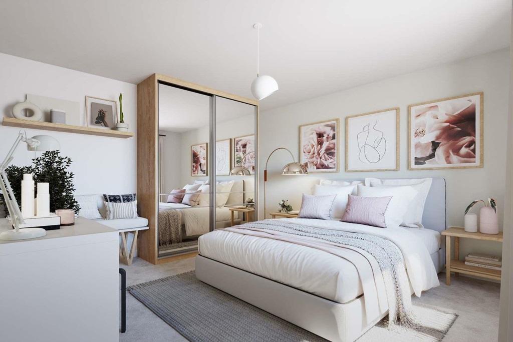 Plenty of space for a double bed and storage
