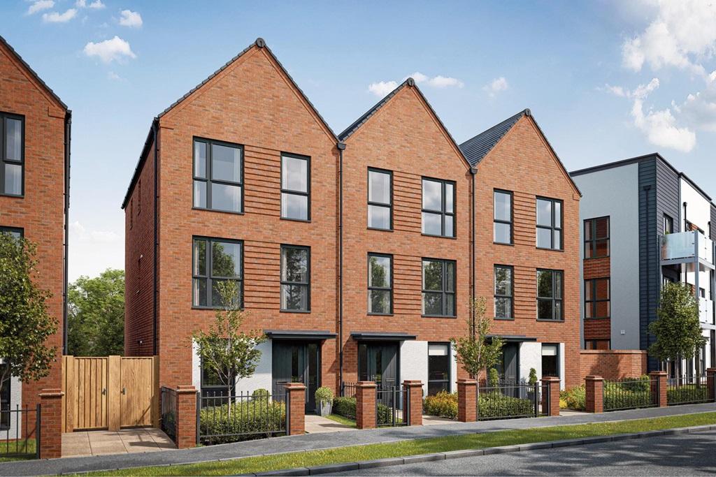 Artist's impression of a typical Altbury home
