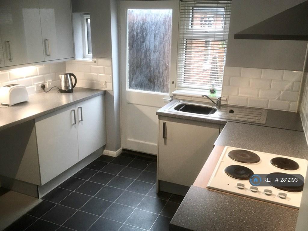 Kitchen With Back Door Access