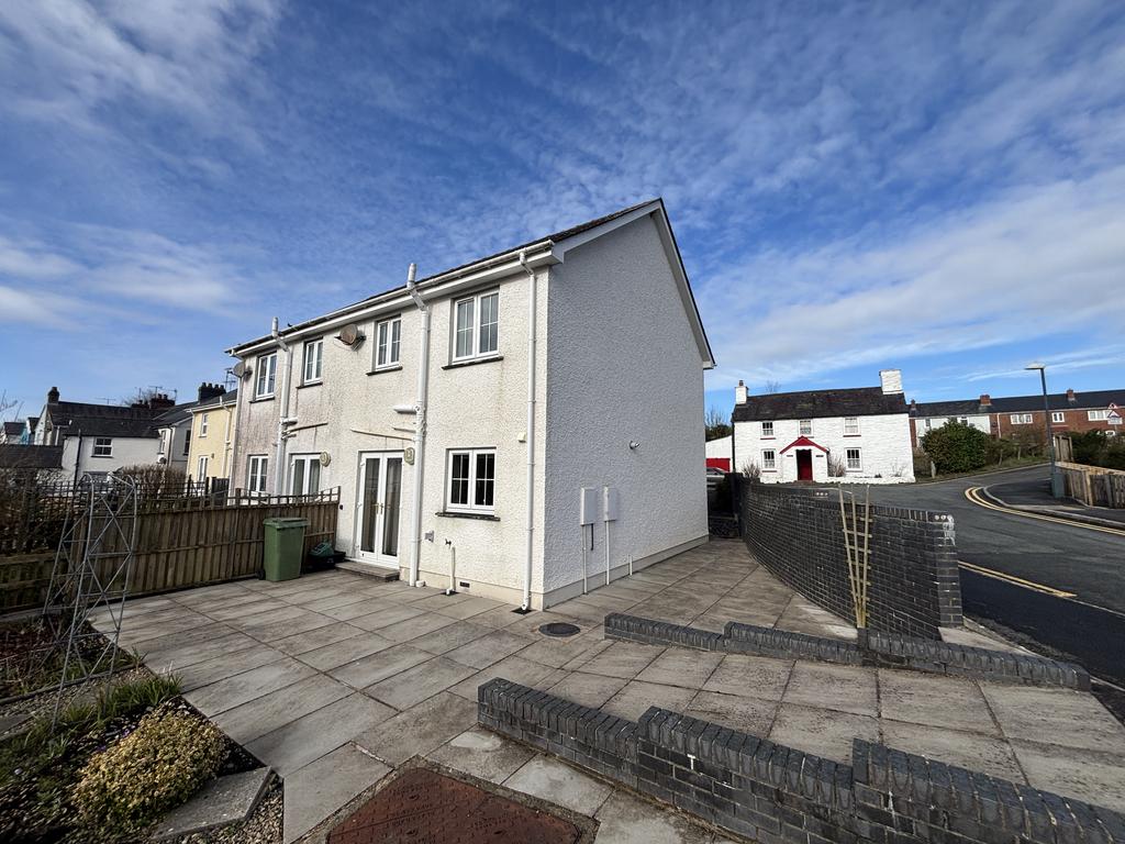 Rear of property