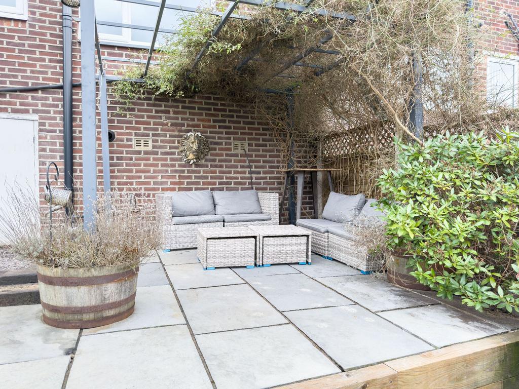 Rear garden seating area