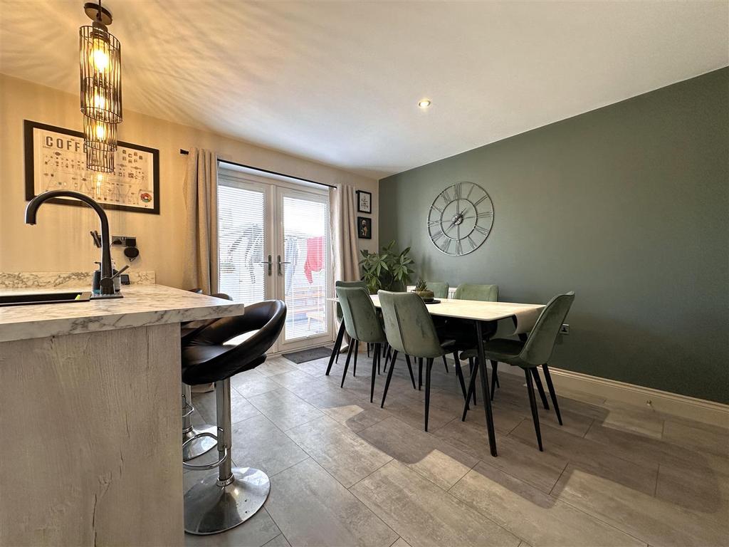 Dining Area With French Doors 629