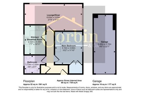 1 bedroom flat for sale, Wellington Road, Bournemouth, BH8 8