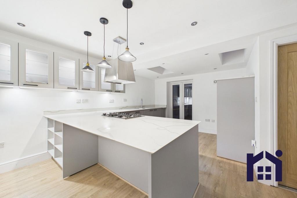 Kitchen at night