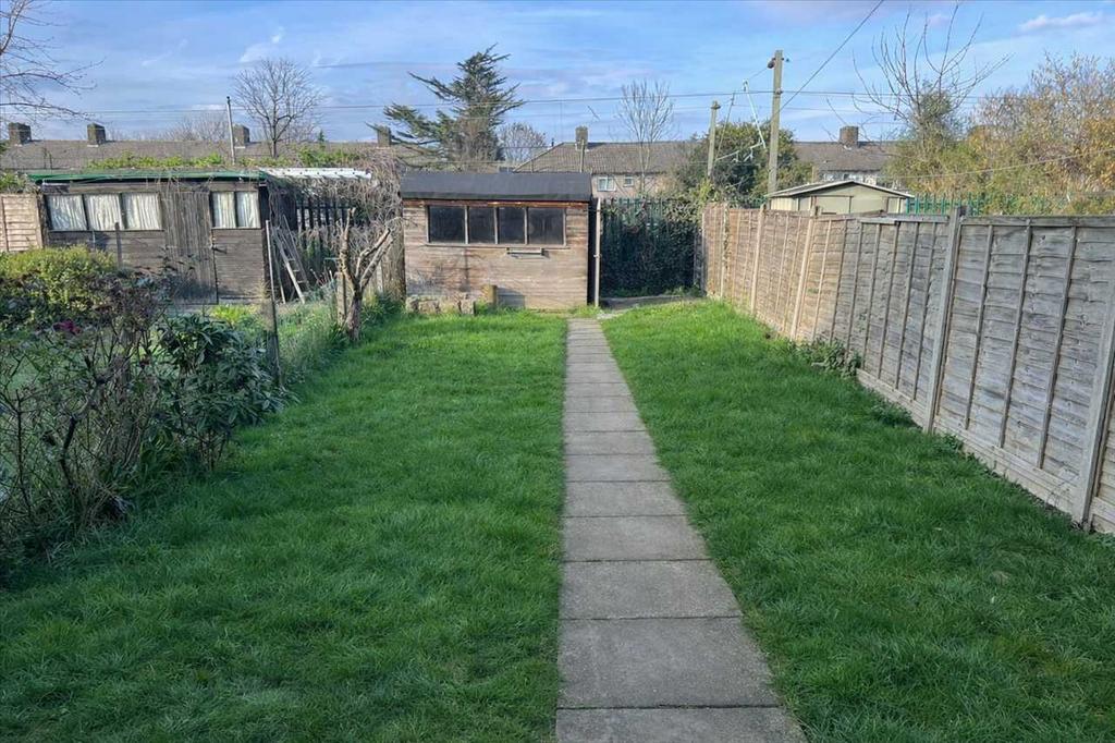 Private rear garden