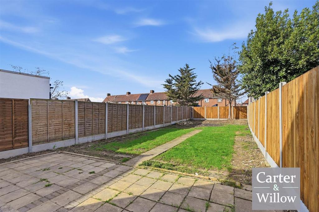 Private rear garden