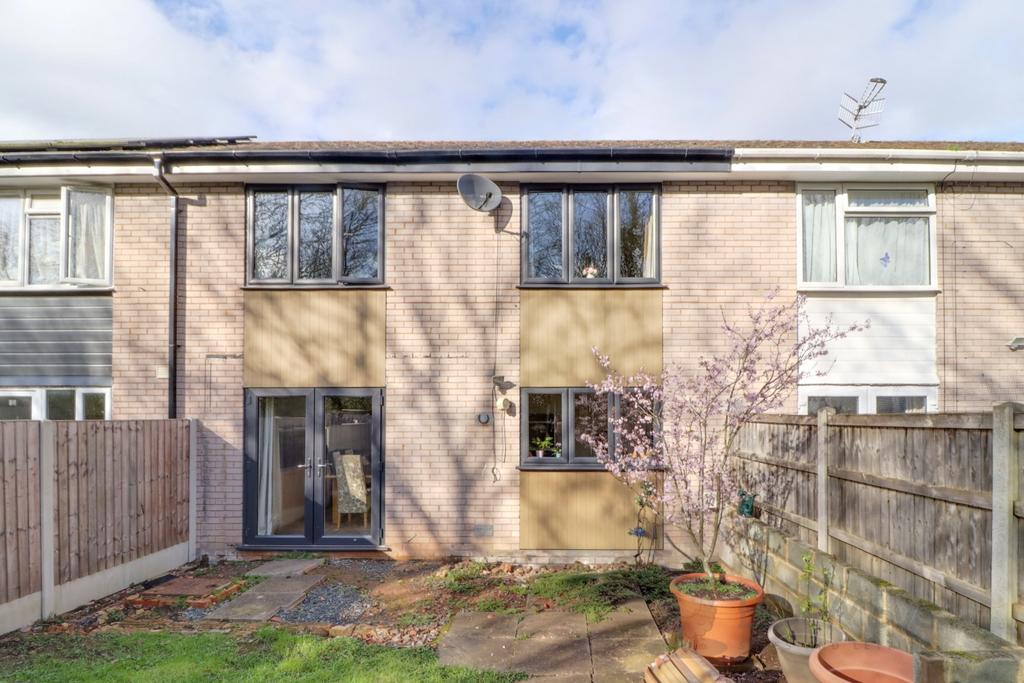 Rear elevation of house