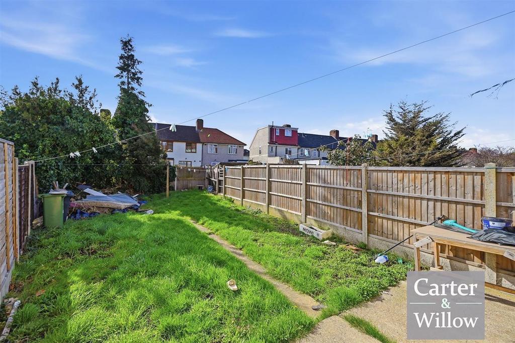 Private rear garden