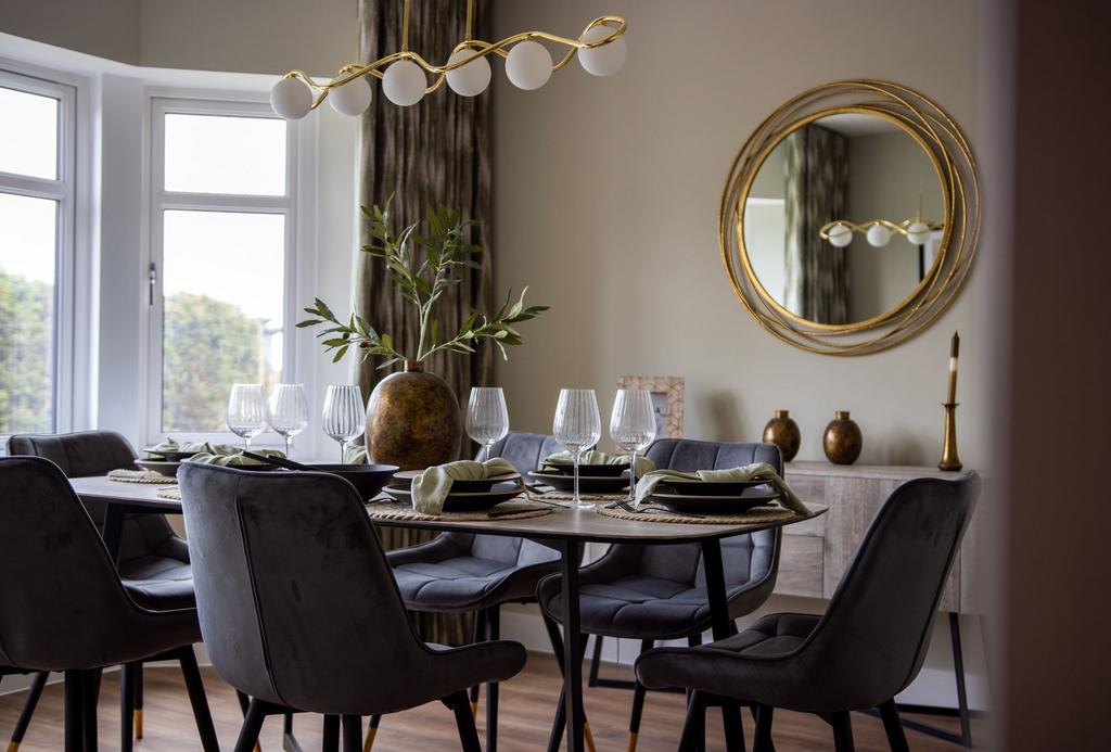 Dining room image from show home