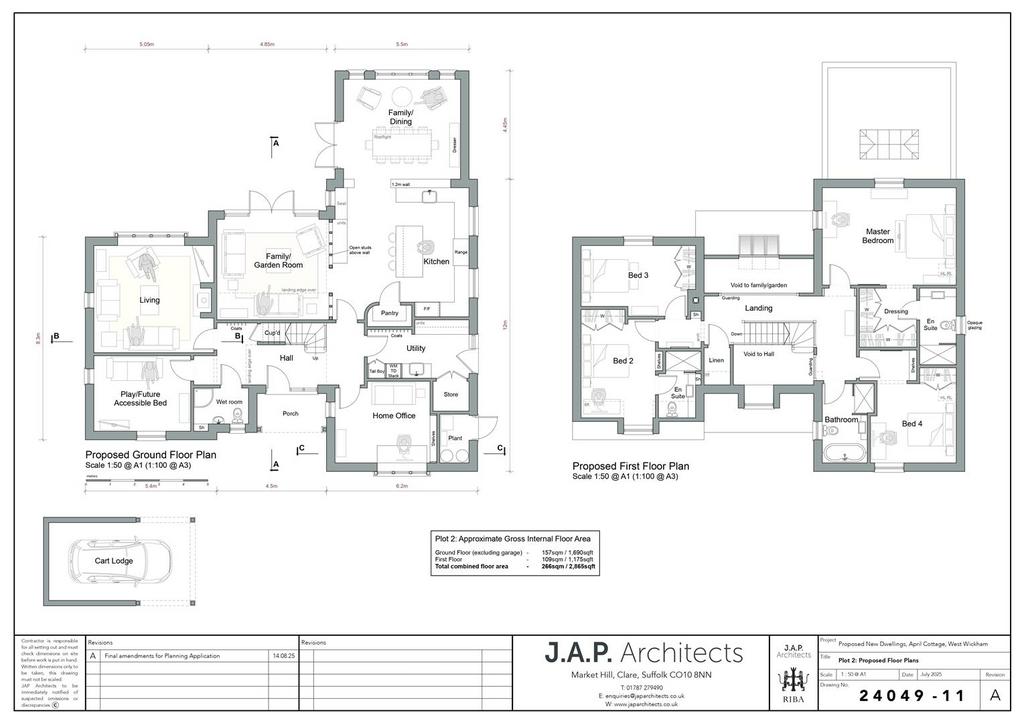 25 03677 FUL-PLOT 2 PROPOSED FLOOR PLANS-7375070 p