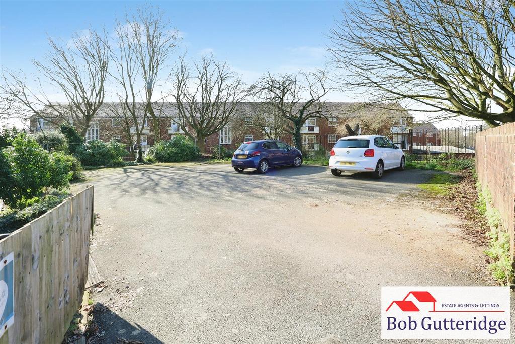 Communal residents car park