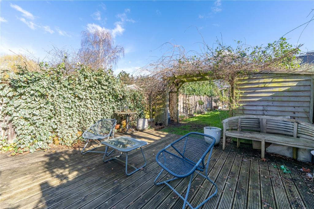 Decked Garden Area