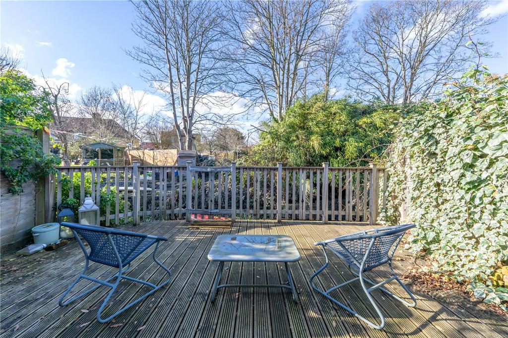 Decked Garden Area