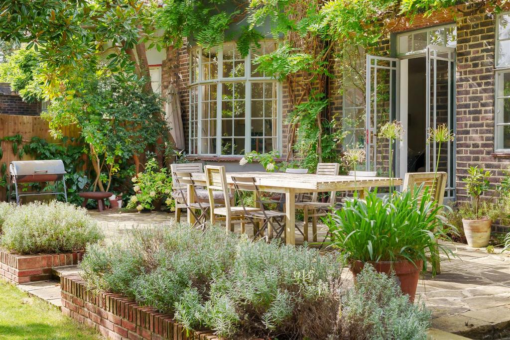 Patio view, garden