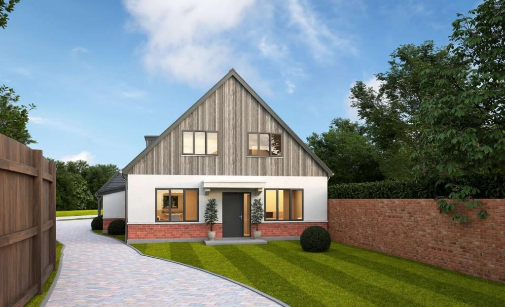 CGI of proposed dwelling to front