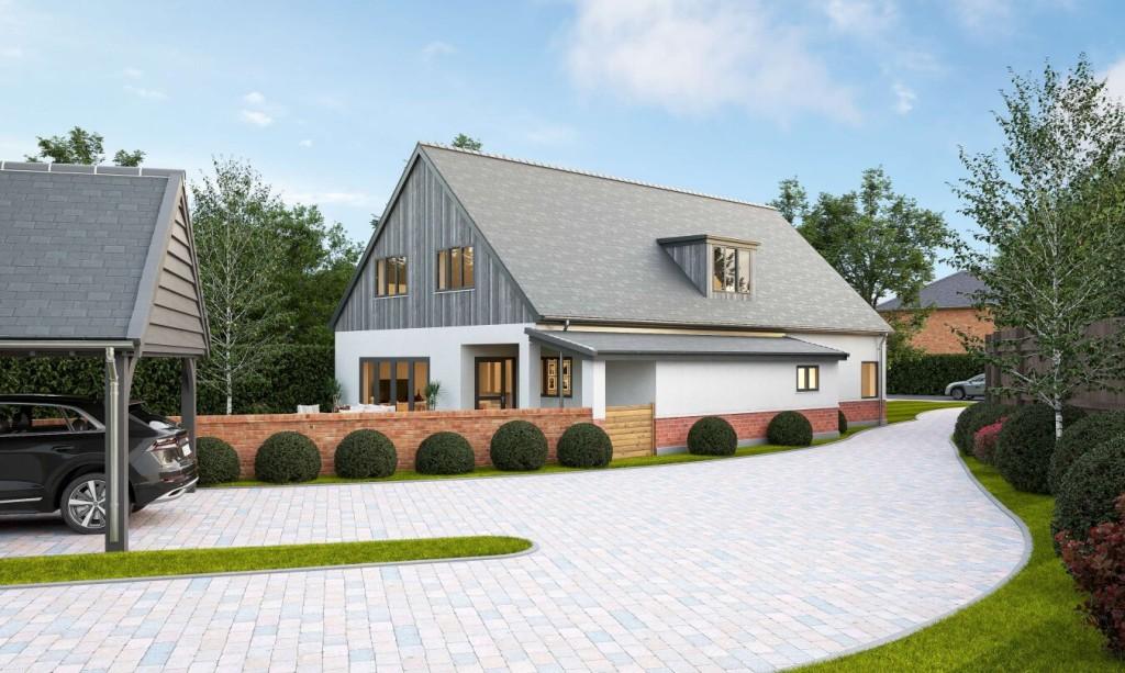 CGI of proposed dwelling to front