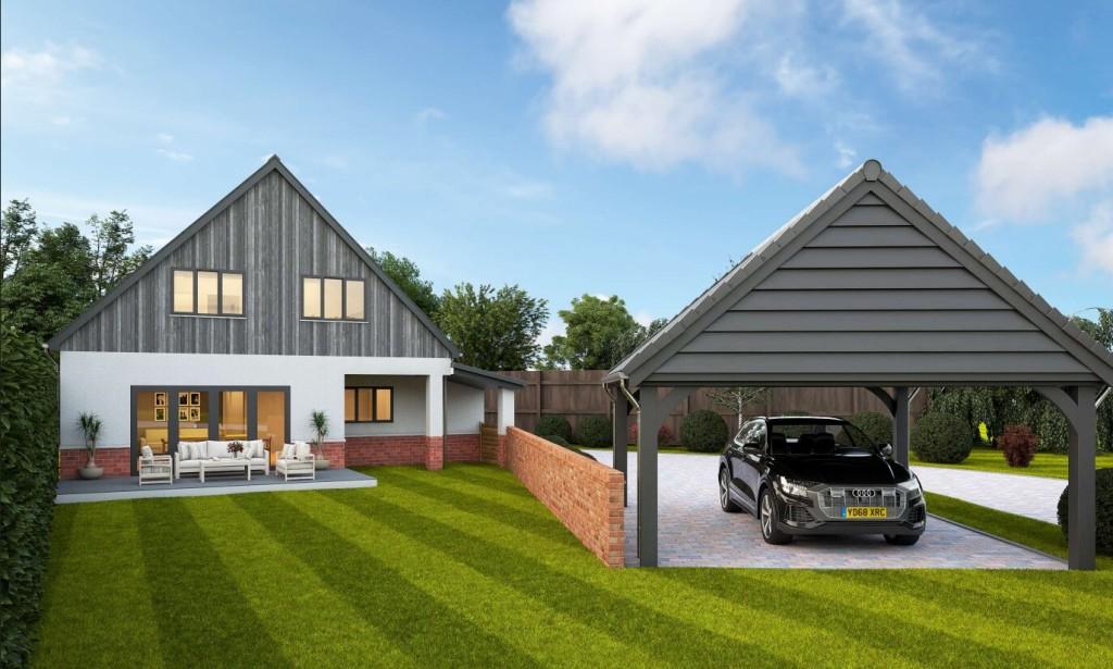 CGI of proposed dwelling to front