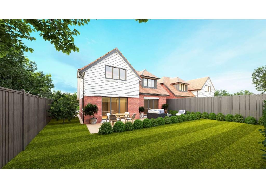 CGI of proposed dwellings to rear