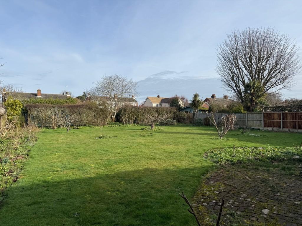 Rear garden and patio area
