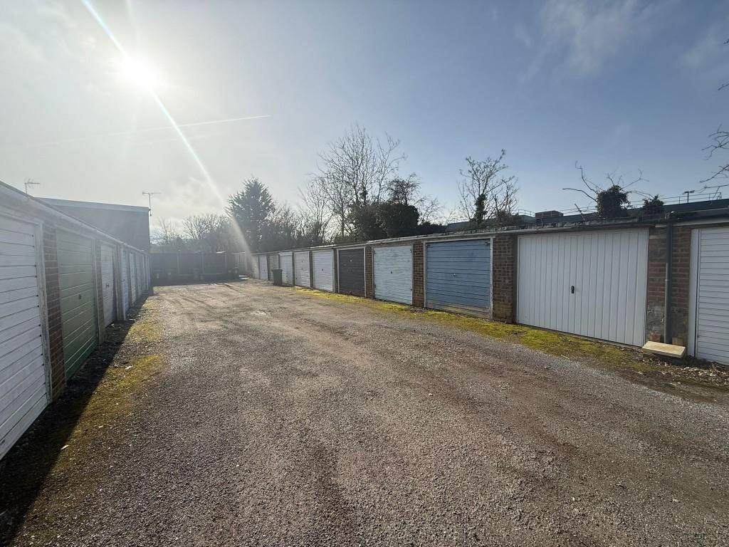 Garages and driveway rear of Carrington Place