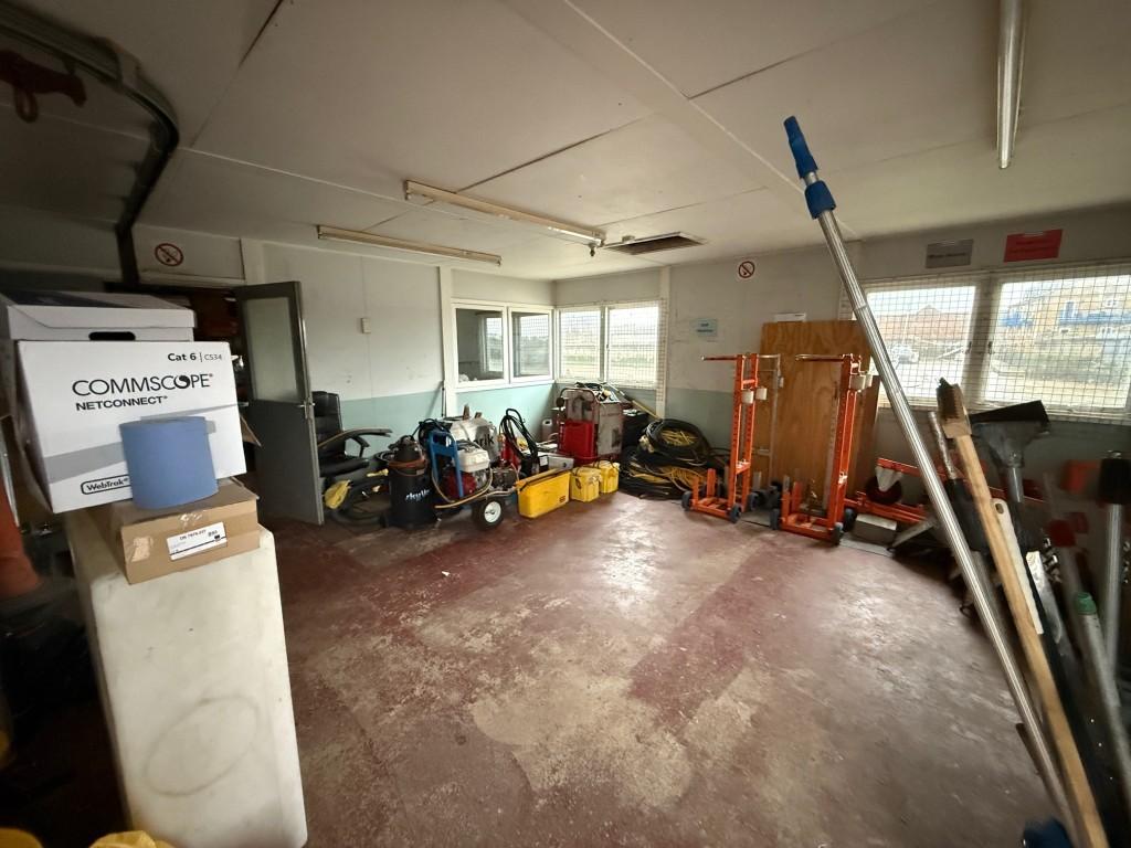 Example of the inside of the storage building