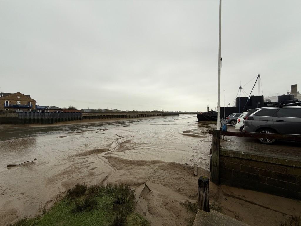 View along the river down stream from the car park