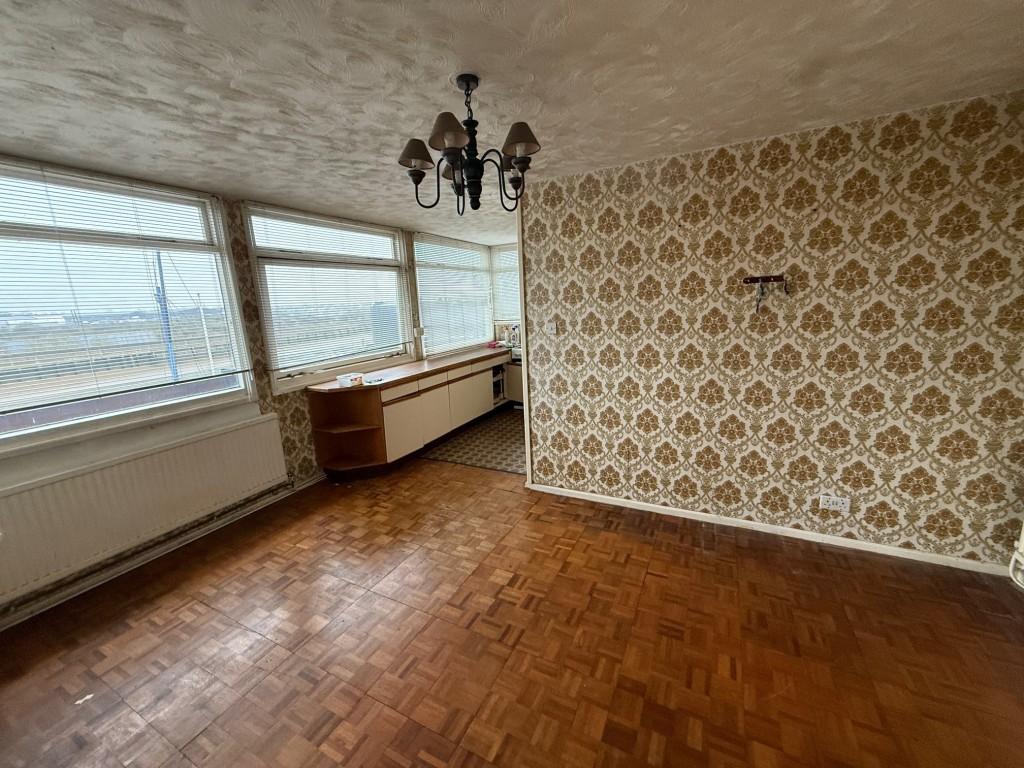 Kitchen diner with windows to front