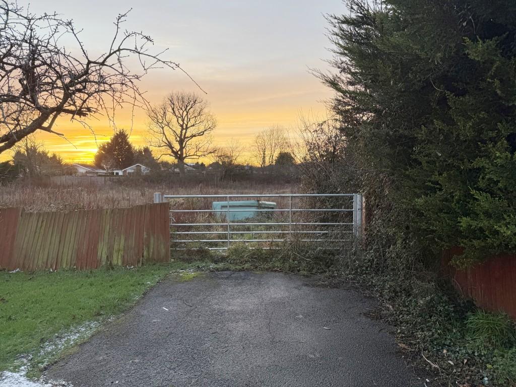 Gated access to land from Hayes Walk