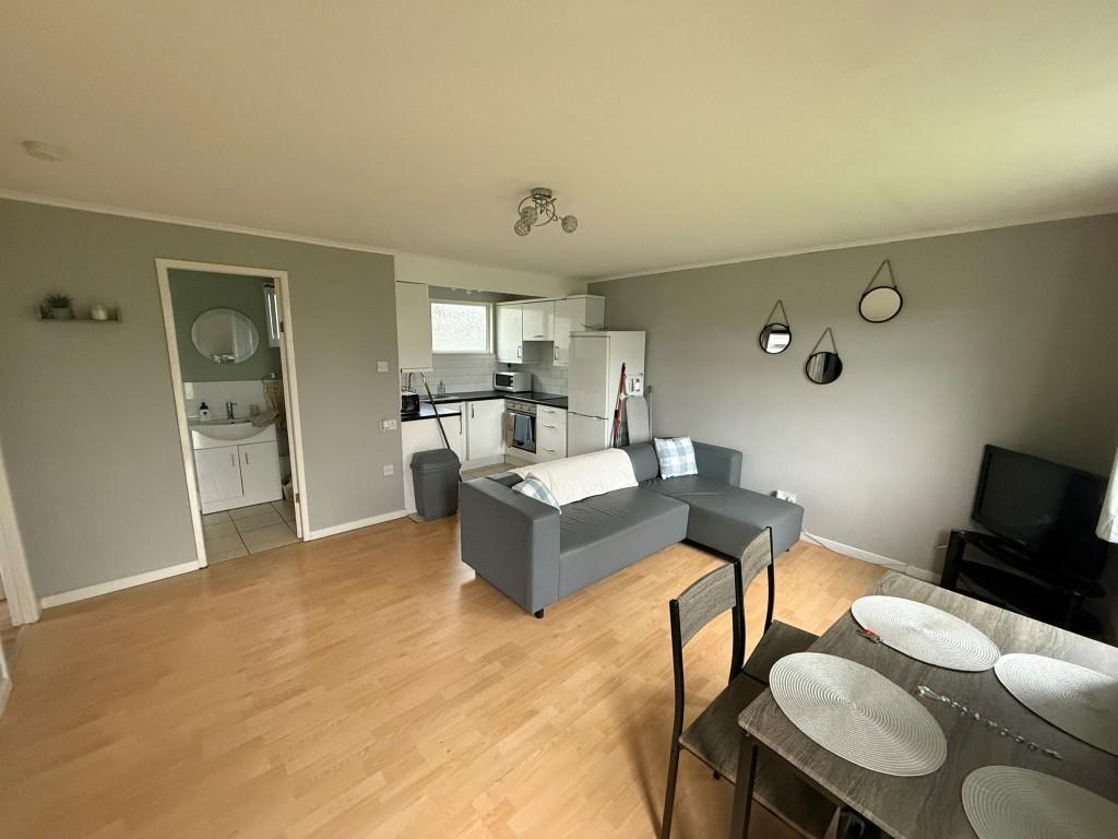 Open plan kitchen and living room