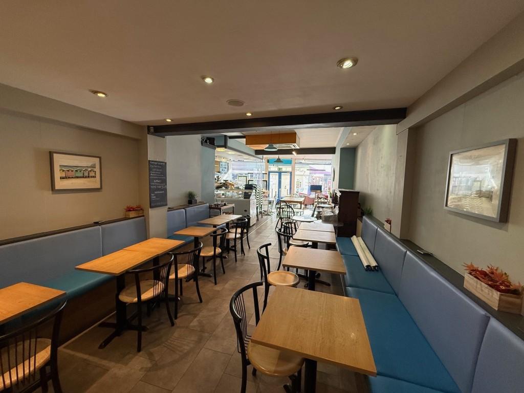 View from the rear of the café looking towards the