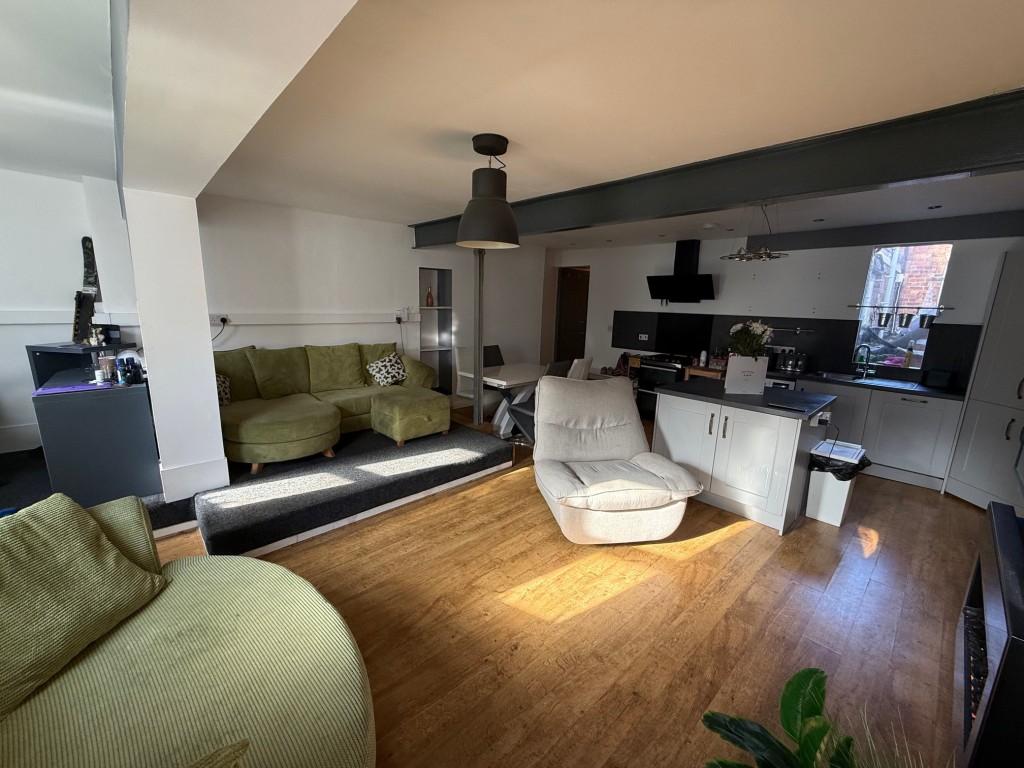 Reverse angle showing the kitchen