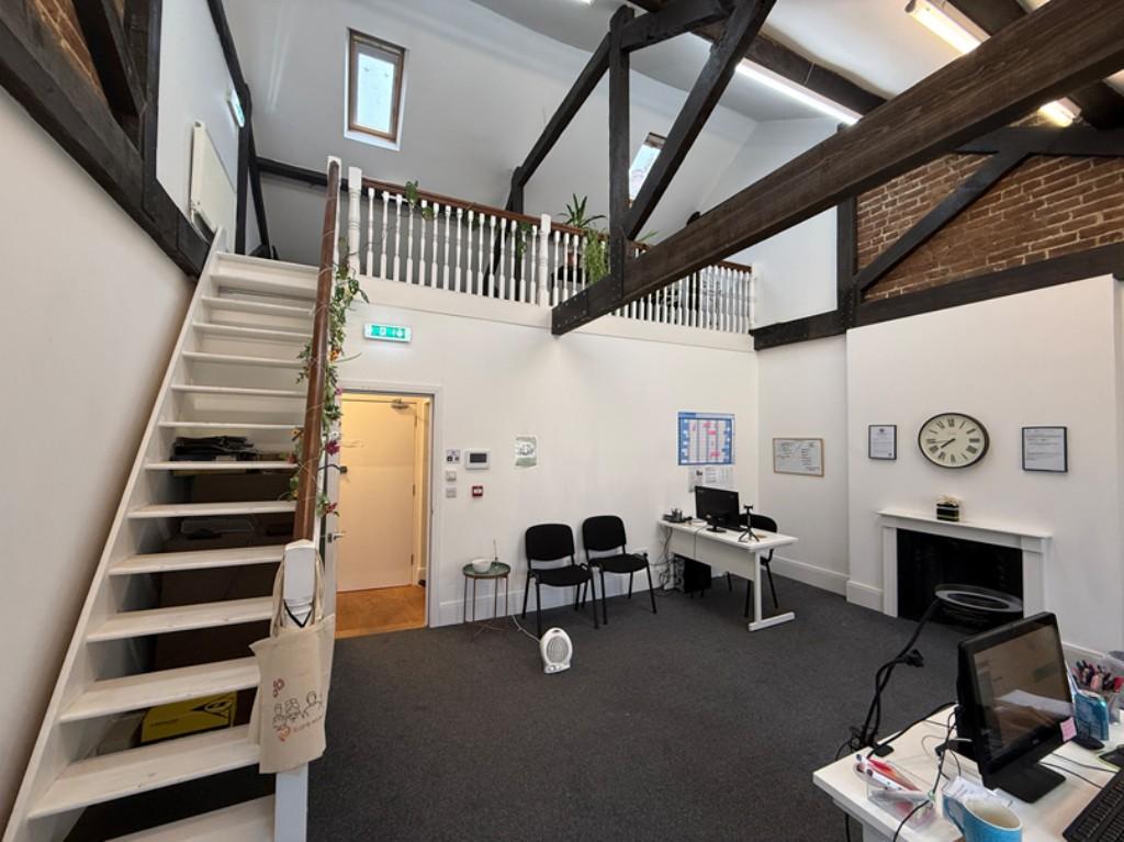 Double height office space