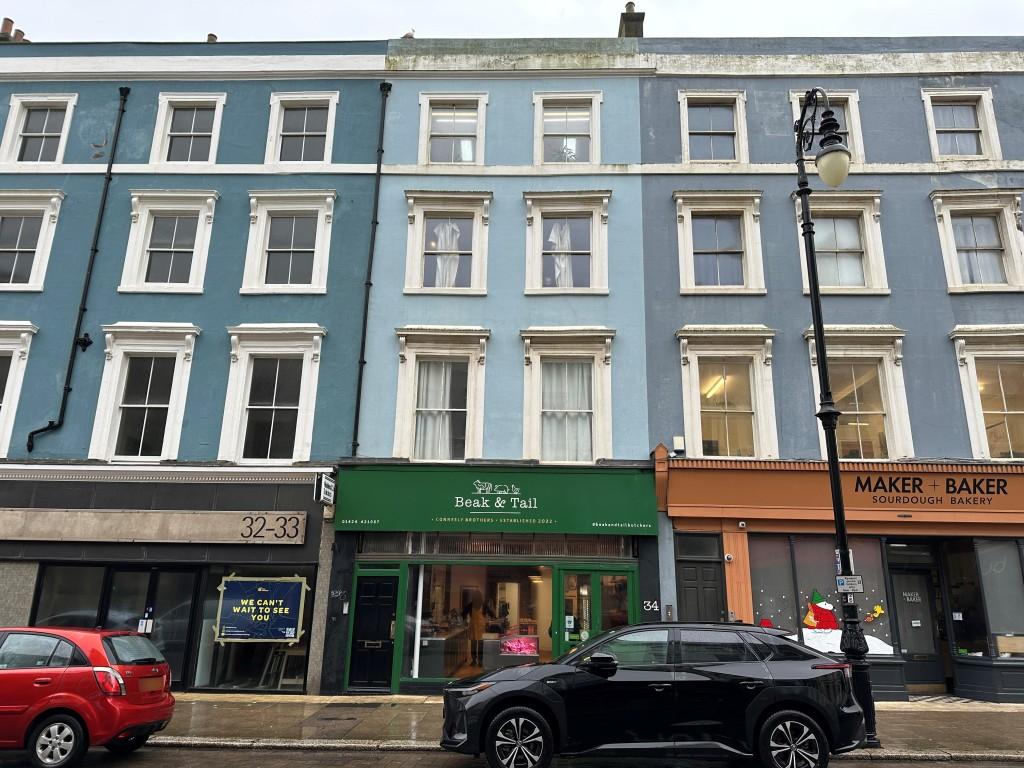 External of freehold terraced mixed use block