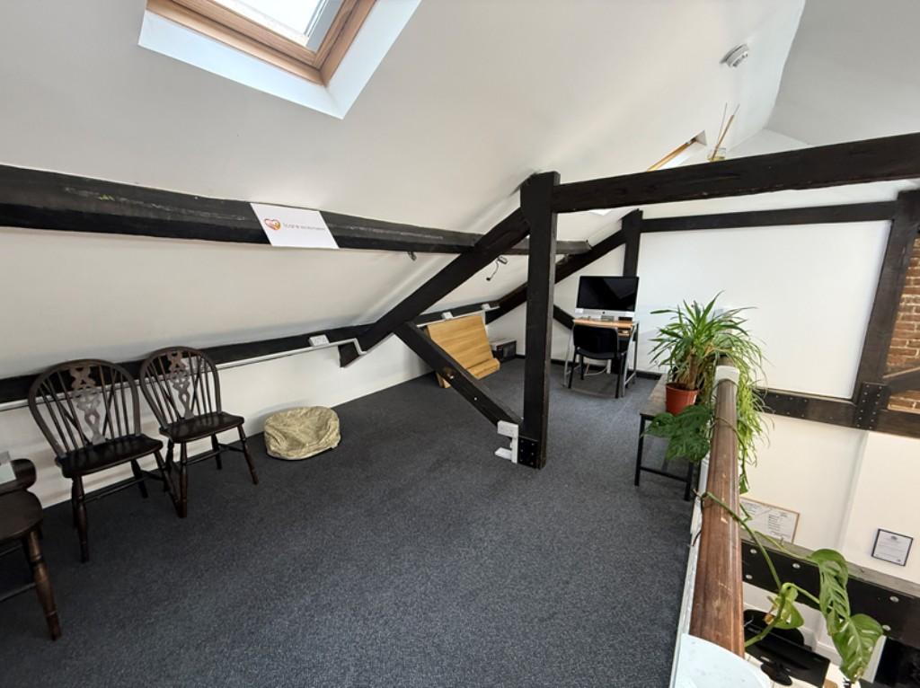 Mezzanine level in use as office