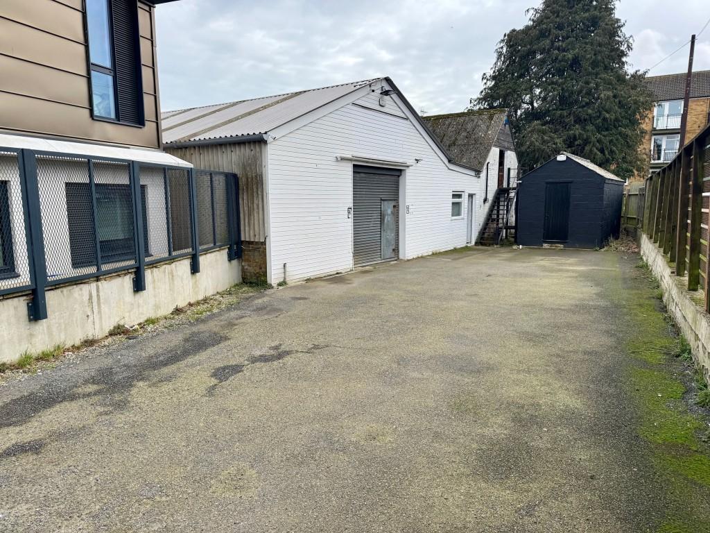 The building and yard parking