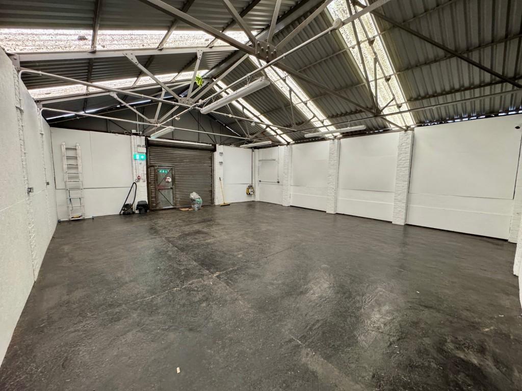 Inside single storey building